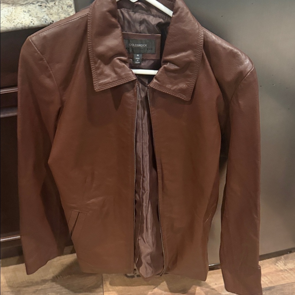 Women’s Colebrook  Brown Leather Jacket